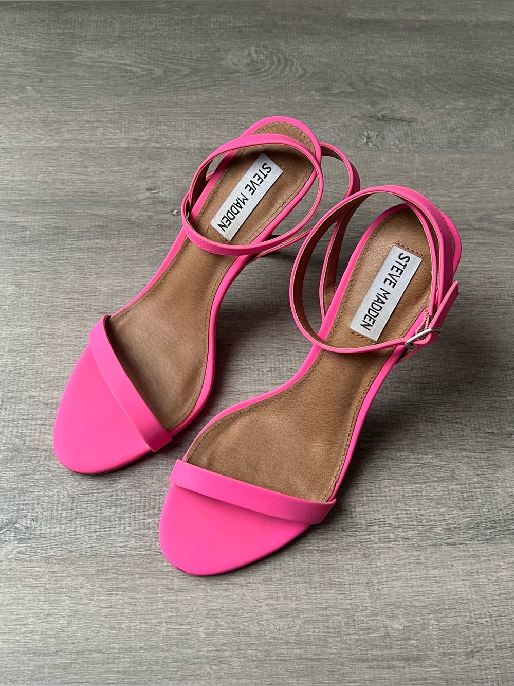 Steve Madden Pink Stiletto Sandals